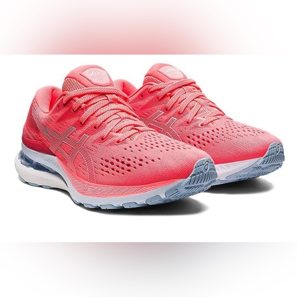 Women's ASICS GEL-KAYANO 28 (Blazing Coral/Mist) Size US 12  NEW IN BOX! - Picture 3 of 14